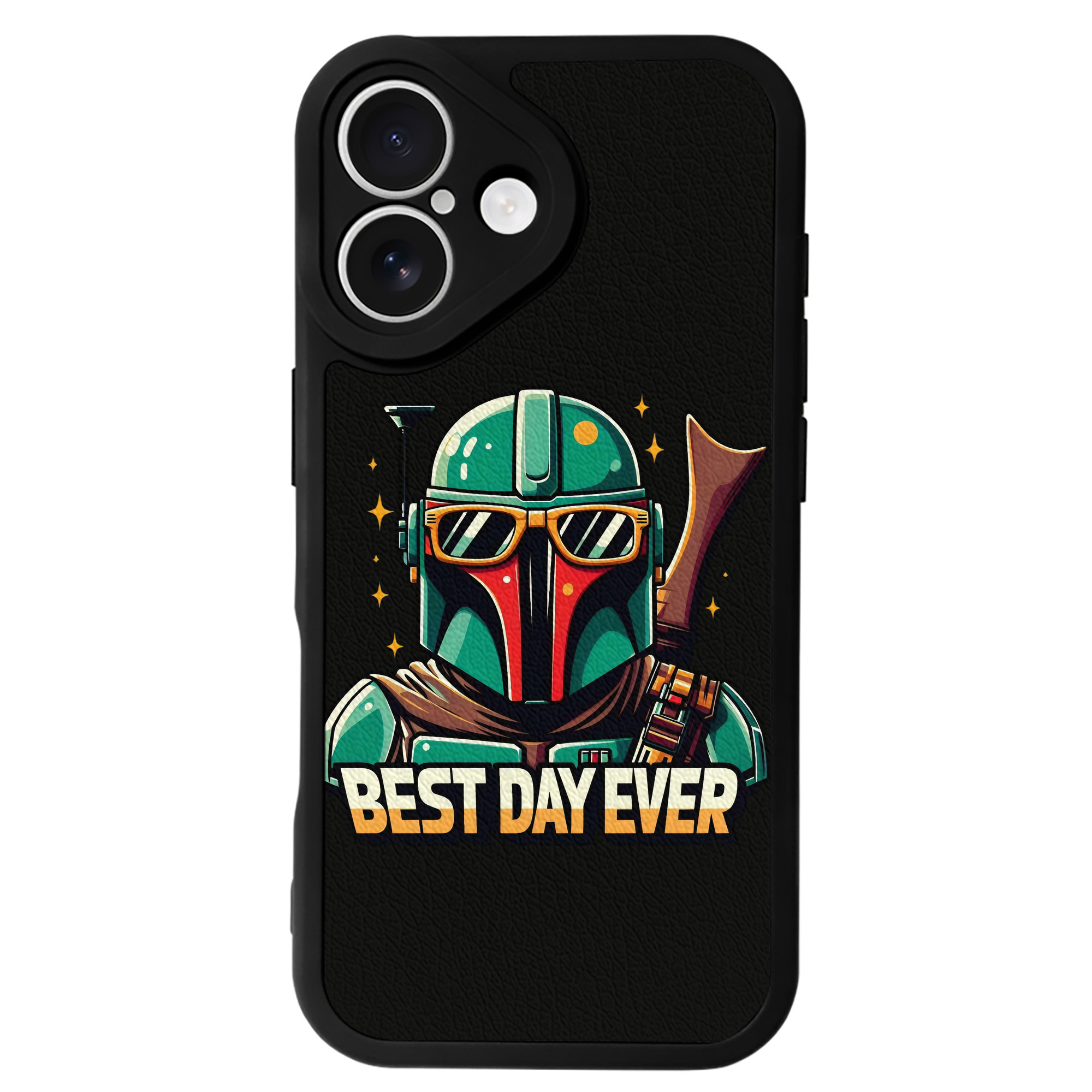 （画像用） スター・ウォーズ Star Wars 【iPhone 16シリーズ対応】シリコンスマホケース（レザー調） 材質：シリコン